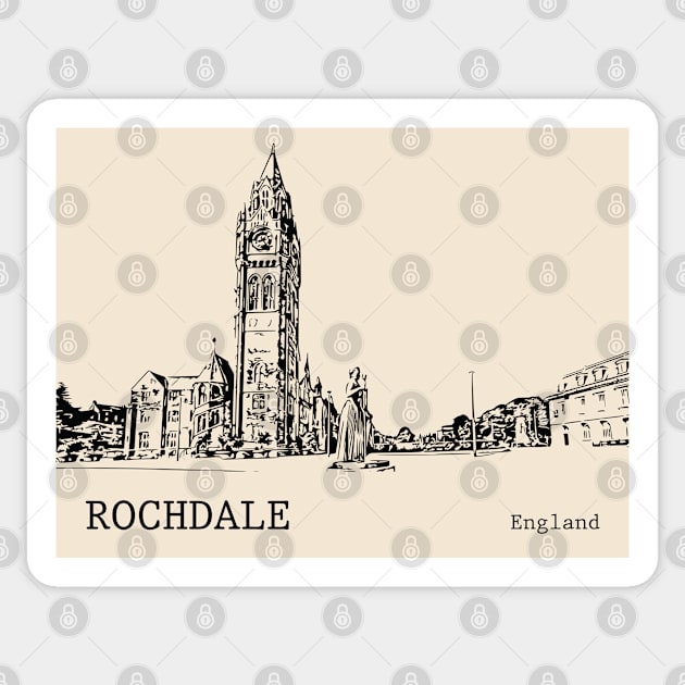 Rochdale England Sticker by Lakeric